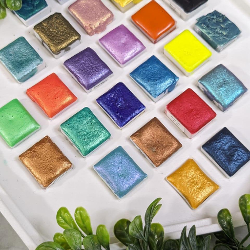 Watercolor materials by Bloom Forge Studio